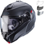 Caberg Duke Evo Plain Flip Front Motorcycle Helmet & Visor - Matt Black