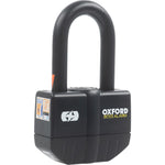 Oxford Boss Alarm 16 mm & Chain Lock 12 mm x 1.2 m Black (LK480)