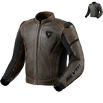 Rev It Parallax Leather Motorcycle Jacket