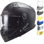 LS2 FF811 Vector II Solid Motorcycle Helmet + LS2 4X Bluetooth Intercom System & Visor