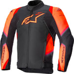 Alpinestars T-SP 1 V2 WP Jacket & T-SP R Drystar Trousers Motorcycle Black Red Fluo Kit