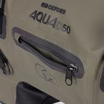 Oxford Aqua D-50 Roll Bag 50L Khaki Black