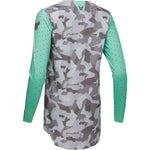 Thor 2025 Sportmode Shadow Ladies Motocross Jersey - Teal