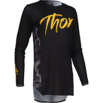 Thor 2025 Sportmode Shadow Ladies Motocross Jersey - Black