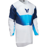 Thor 2025 Launchmode Storm Youth Motocross Jersey - White