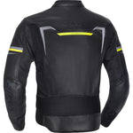 ARMR Raiden 3.0 Leather Motorcycle Jacket - Black Fluo Yellow