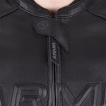 ARMR Raiden 3.0 Leather Motorcycle Jacket - Black Fluo Yellow