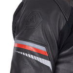 ARMR Raiden 3.0 Leather Motorcycle Jacket - Black Red