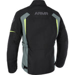 ARMR Kiso 4.0 WP Motorcycle Jacket - Black Green Fluo Yellow