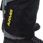 ARMR Kumaji 3.0 WP Motorcycle Trousers - Black Green Fluo Yellow