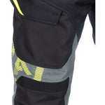 ARMR Kumaji 3.0 WP Motorcycle Trousers - Black Green Fluo Yellow