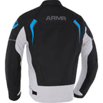 ARMR Eyoshi 3.0 WP Motorcycle Jacket - Black Light Grey Blue