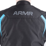 ARMR Eyoshi 3.0 WP Motorcycle Jacket - Black Light Grey Blue