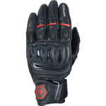 ARMR Raiden 3.0 Leather Motorcycle Gloves - Black Red