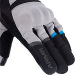 ARMR Eyoshi 3.0 WP Motorcycle Gloves - Black Light Grey Blue