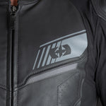 Oxford Cypher 1.0 Leather Motorcycle Jacket - Stealth Black