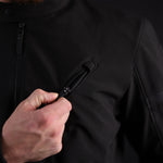 Oxford Faringdon Motorcycle Jacket - Stealth Black