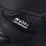 Oxford Code 1.0 Mid Dry2Dry Motorcycle Boots - Stealth Black