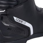 Oxford Code 1.0 Mid Dry2Dry Motorcycle Boots - Black White