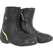 Oxford Code 1.0 Mid Dry2Dry Motorcycle Boots - Black Fluo Yellow