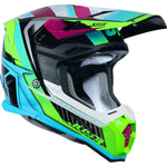 Just1 J22 Frenetik Motocross Helmet - Neon Fluo Lime Black