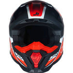 Just1 J40 Flash Motocross Helmet - Matt Red White Black