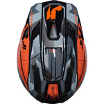 Just1 J40 Shooter Motocross Helmet - Camo Orange Black