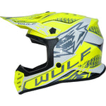 Wulfsport Air-X Youth Motocross Helmet - Fluo Yellow