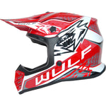 Wulfsport Air-X Youth Motocross Helmet - Red