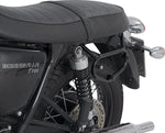 SW Motech SLC Left Side Pannier Carrier - Triumph Thruxton 865 EFI 2008-2016 - Black