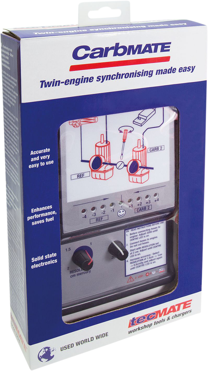 TecMate Carbmate Carburetor 2 Channel Syncroniser