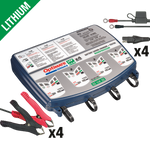 TecMate Optimate Lithium4S 0.8a Quad Bank Battery Charger