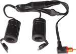 TecMate Dual Adapter From Auto Socket To Low Profile Bike Plug