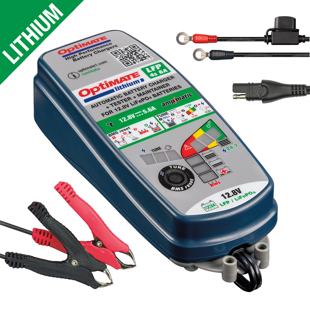 TecMate Optimate Lithium LFP 4s 6A Battery Charger