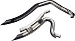 Cobra Speedster Swept Short Exhaust System - Harley Davidson FXDWGI 1450 EFI 2006 - Black