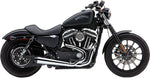 Cobra El Diablo 2:1 Exhaust System - Harley Davidson XL 883 N 2014-2022 - Chrome