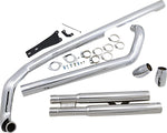 Cobra Speedster Slashdown Exhaust System - Yamaha XVS 1100 AW V Star Classic Cast Wheel 2003-2009 - Chrome