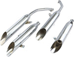 Cobra Slashcut  Silencers - Honda VF 750 C2 Magna Deluxe 1997-2003 - Chrome