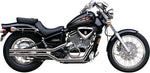 Cobra Fatty Shotgun Exhaust System - Honda VT 600 CD Shadow Deluxe 1993-2007 - Chrome