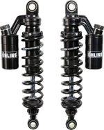 Ohlins Blackline Shocks - Harley Davidson FXDXT 1450 2001-2003 - Black