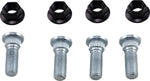 Moose Racing Wheel Stud Nut Kit For Yamaha YFS200 1995-2006 Rear - Black Silver