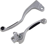 Moose Racing Competition Grip Lever Set For Yamaha YZF250 2009-2018 - Black Silver