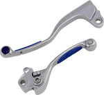 Moose Racing Competition Grip Lever Set For Yamaha YZF250 2009-2018 - Blue Silver