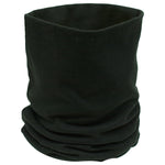 Black Cotton Neck Tube