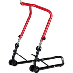 Black Pro Range Front Height Adjustable Head Stand & Rear Paddock Stand (B5065 and B5073)