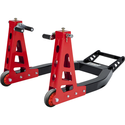 Black Pro Range Heavy Duty Aluminium Front Paddock Stand (B5067)