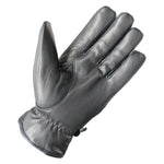 Black Echo Leather Motorcycle Gloves