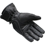 Black Charge Leather Motorcycle Gloves