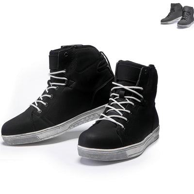 Black Motion WP Ankle Motorcycle Boots