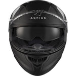 Agrius Wrath Solid Motorcycle Helmet